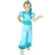 stroj dla dzieci shimmer i shine blekitny amscan 128 140 cm