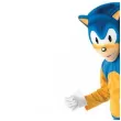stroj dla dzieci sonic kombinezon nakladki na buty rekawice maska rubies rozm 110 116
