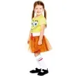 stroj dla dzieci spongebob kanciastoporty dziewczynka amscan rozm 116 128 cm