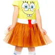 stroj dla dzieci spongebob kanciastoporty dziewczynka amscan rozm 116 128 cm
