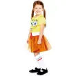 stroj dla dzieci spongebob kanciastoporty dziewczynka amscan rozm 128 140 cm