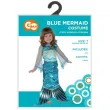 stroj dla dzieci syrenka sukienka z ogonem niebieski godan rozm 92 104