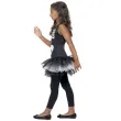 stroj dla dzieci szkieletorka tutu czarno bialy smiffys rozm 130 140 cm