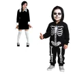 stroj dla dzieci wednesday addams gotycka uczennica godan rozm 130 140 cm