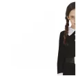 stroj dla dzieci wednesday addams mundurek guirca 146 152 cm