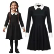 stroj dla dzieci wednesday addams partytino rozm 122 128 cm