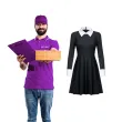 stroj dla dzieci wednesday addams partytino rozm 122 128 cm