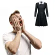 stroj dla dzieci wednesday addams partytino rozm 122 128 cm