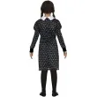 stroj dla dzieci wednesday addams sukienka czaszki czarny guirca 146 152 cm