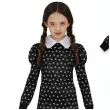 stroj dla dzieci wednesday addams sukienka czaszki guirca rozm 98 104 cm