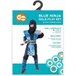 stroj dla dzieci wojownik ninja zestaw niebieski godan rozm 110 120