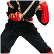 stroj dla dzieci wojownik ninja zestaw shinobi czarny godan rozm 130 140