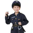 stroj dla dzieci zestaw policjanta zestaw mundur i akcesoria granatowy godan rozm 110 120 cm