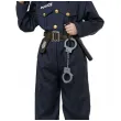 stroj dla dzieci zestaw policjanta zestaw mundur i akcesoria granatowy godan rozm 120 130 cm
