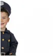stroj dla dzieci zestaw policjanta zestaw mundur i akcesoria granatowy godan rozm 92 104