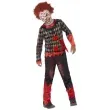 stroj dla dzieci zombie klaun czarno czerwony smiffys rozm 116 128 cm