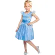 stroj dla dziewczynki na karnawal kopciuszek sukienka blekitny rozm 98 110