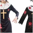 stroj dla kobiety na halloween zakonnica zombie amscan rozm l