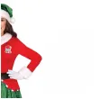 stroj dzieciecy na boze narodzenie elfka zestaw dla dziewczynki rozm 146 152