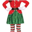 stroj dzieciecy na boze narodzenie elfka zestaw dla dziewczynki rozm 98 104