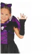 stroj dzieciecy na halloween andrzejki czarownica nietoperz sukienka skrzydla rozm 120 130