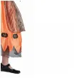stroj dzieciecy na halloween andrzejki czarownica sukienka kapelusz pasek rozm 110 120