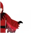 stroj dzieciecy na halloween karnawal szata z kapturem diabel czaszki czarna 130 140