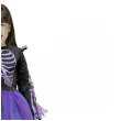 stroj dzieciecy na halloween karnawal szkieletorka kosciotrup blyszczaca sukienka 120 130