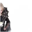 stroj dzieciecy na halloween sukienka z kolnierzem wampirzyca pajecza czarownica 130 140