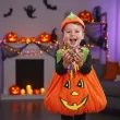 stroj dzieciecy na halloween swieto dyni kombinezon i czapka dynia rozm 92 104