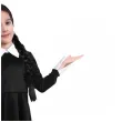 stroj dzieciecy na karnawal i halloween gotycka sukienka wednesday addams cosplay 110 120