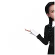 stroj dzieciecy na karnawal i halloween gotycka sukienka wednesday addams cosplay 130 140