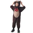 stroj dzieciecy na karnawal mis kombinezon niedzwiadka z kapturem brazowy rozm 92 104