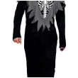 stroj meski na halloween kostium smierc czarny szata z kapturem zestaw karnawal