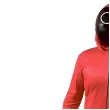 stroj meski na karnawal cosplay straznika squid game kombinezon z maska i kapturem rozm l