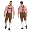 stroj meski na oktoberfest koszula i spodnie z szelkami bawarczyk festiwal piwa l xl