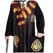 stroj na halloween karnawal szata czarodzieja harry peleryna czarna rozm 130 140