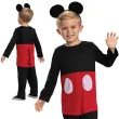 stroj na karnawal dla dzieci myszka mickey kombinezon i opaska z uszami rozm 96 110