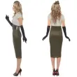 stroj pin up girl army lata 40 50 khaki smiffys rozm m