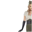 stroj pin up girl army lata 40 50 khaki smiffys rozm s