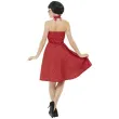 stroj pin up girl lata 40 50 czerwona smiffys rozm s