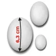 styropian jajko classic 63 mm t unisan 10 szt