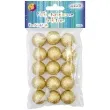 styropian kulki brokatowe zloty aliga 15 szt