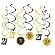 swiderki wiszace 21 urodziny classy party 12 szt pd party