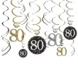 swiderki wiszace 80 urodziny amscan 12 szt
