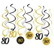 swiderki wiszace 80 urodziny classy party 12 szt pd party