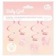 swiderki wiszace baby girl rozowy jasny godan 60 cm 4 szt
