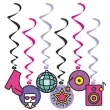 swiderki wiszace disco party mix 6 szt