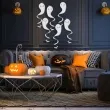swiderki wiszace duchy halloween bialy folat 6 szt