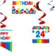 swiderki wiszace happy birthday amscan 12 szt